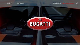 Sports Performance Bugatti - Motion Graphics Simulation