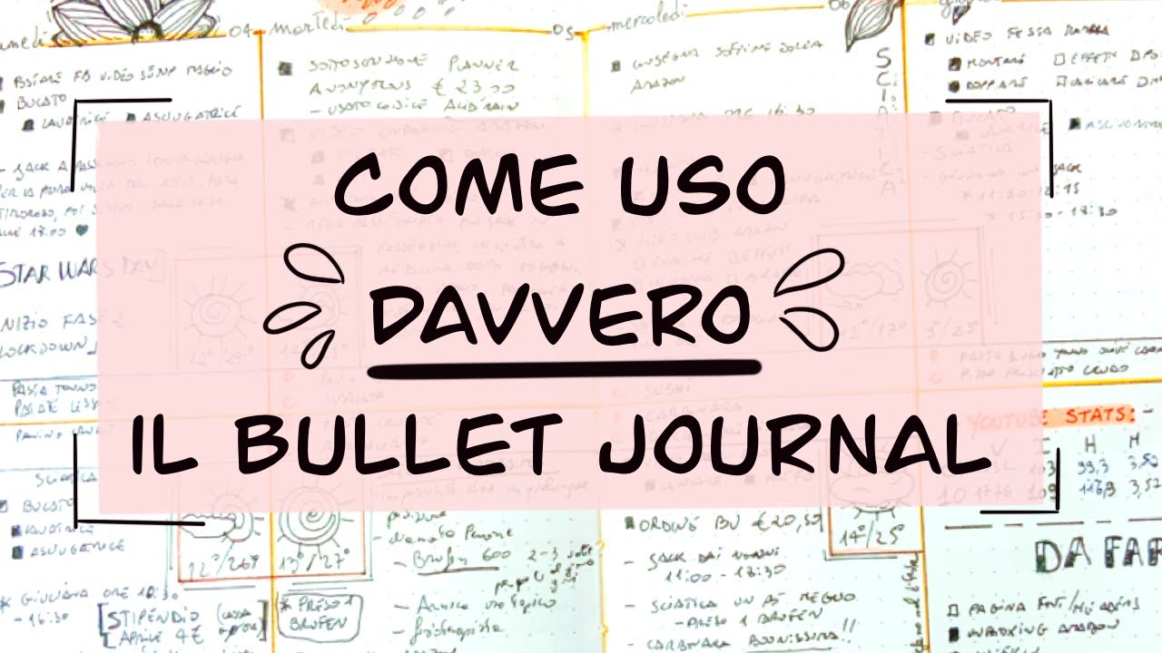 Come uso DAVVERO il mio bullet journal  e cos'è il diario dei cinque anni -  Plan with me May 2020