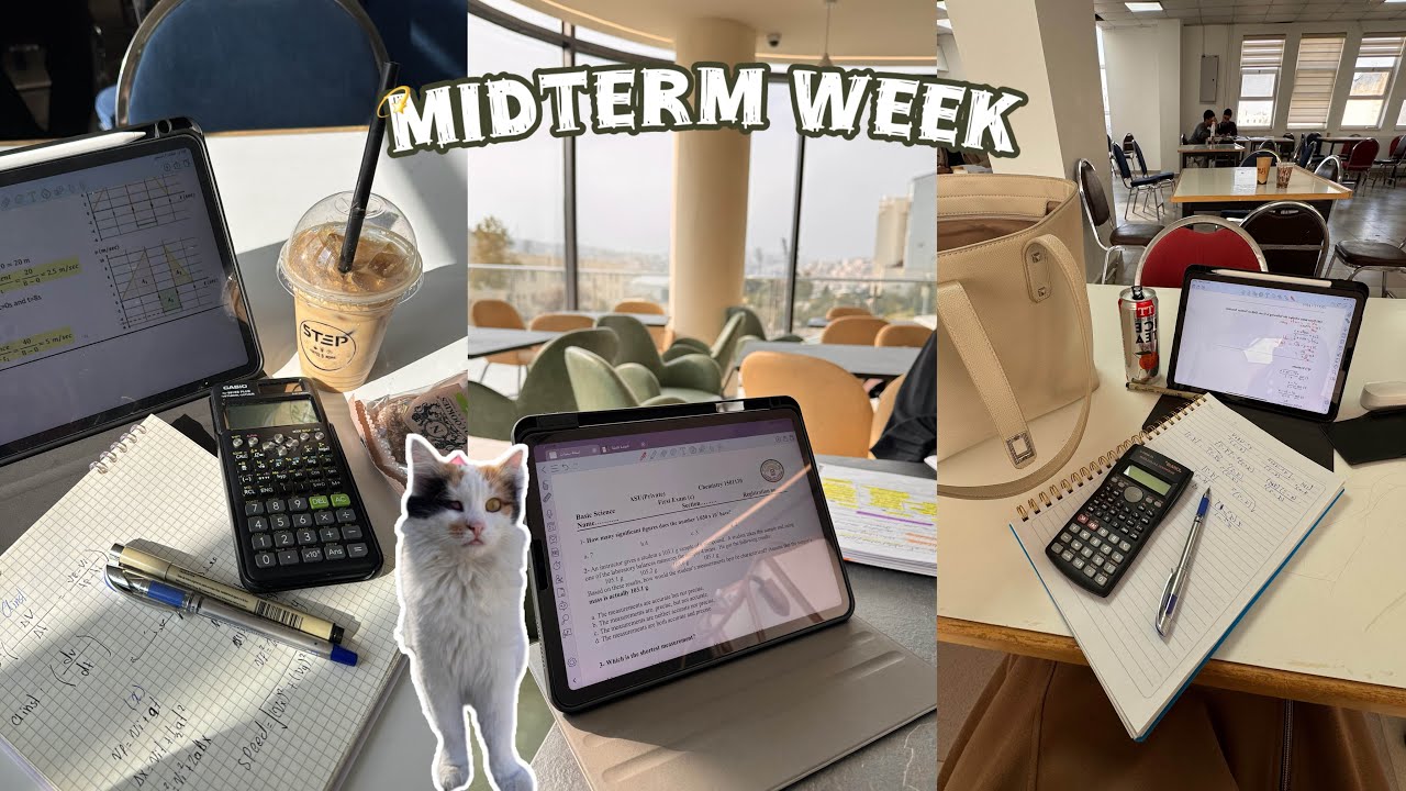 اسبوع الميدات 📚| يوميات طالبة في جامعة العلوم التطبيقية | Vlog #9 