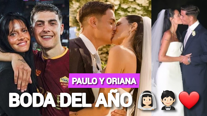 BODA DEL AÑO 💥 Paulo Dybala y Oriana Sabatini se CASARON | VÍDEO