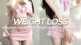 effective weight loss tips | boost your metabolism naturally & quickly