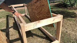 How to build a growout cage.