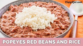 Popeyes Red Beans and Rice
