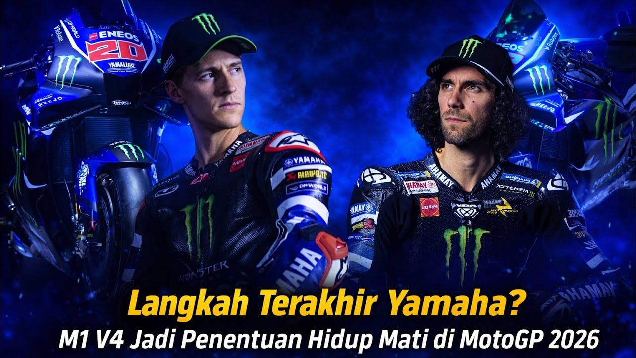 🔵🏁PELUNCURAN MONSTER ENERGY YAMAHA MOTOGP 2026 ⚡ ERA BARU DIMULAI | V4 ATAU TERTINGGAL 🔥