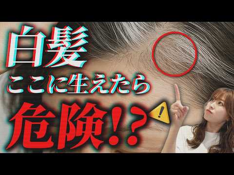 【白髪】生える場所で体の不調がわかる!?ここに生えたら要注意です!