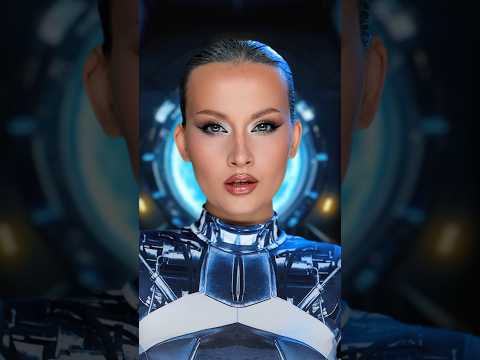 Jestem prawdziwa? #makeup #futurism #technomakeup #makeupandroid #aimakeup