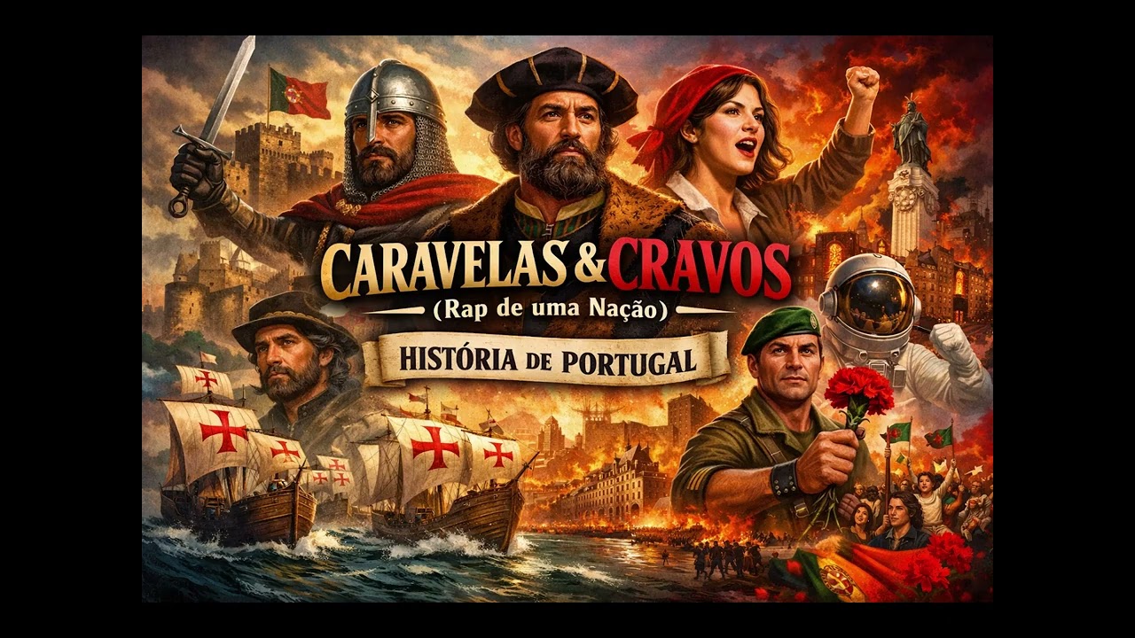 Caravelas & Cravos (Rap de uma Nação) | História de Portugal em Rap 🎤#historiadeportugal