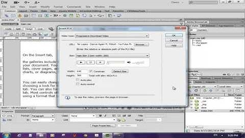 Dreamweaver CS6 Tutorials Urdu Hindi 37