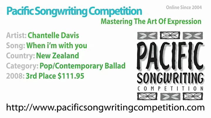 Chantelle Davis - 2008 Pacific Songwriting Competi...