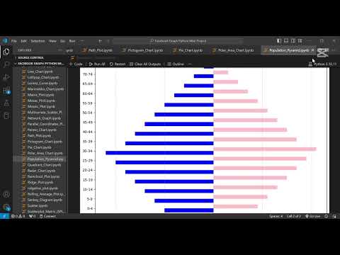 How to Make a Stunning Population Pyramid in Python | Data Visualization Guide