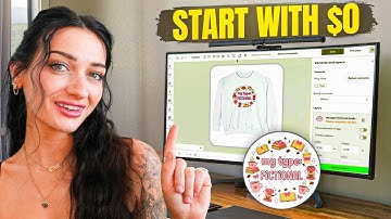 Easiest Way to Start Print on Demand With $0 (From Scratch)