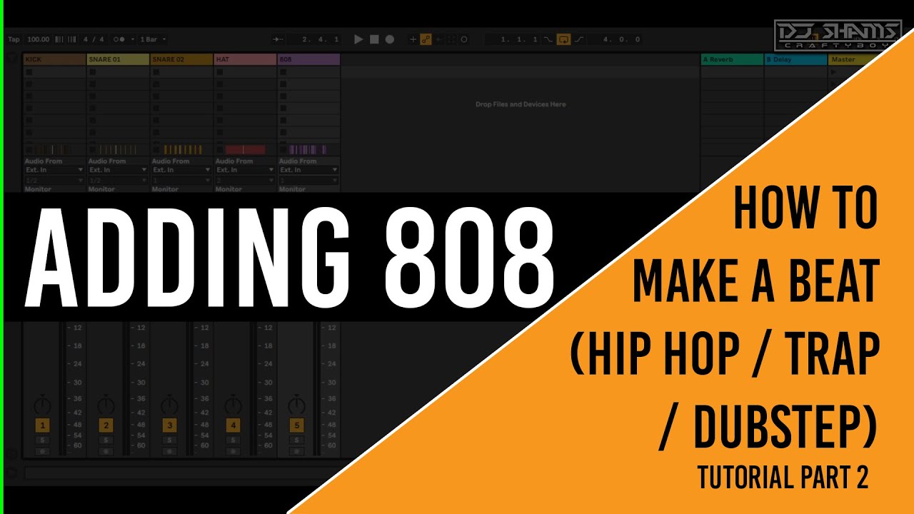 How to make a beat | Adding 808 | Ableton tutorial | Part 2 - YouTube