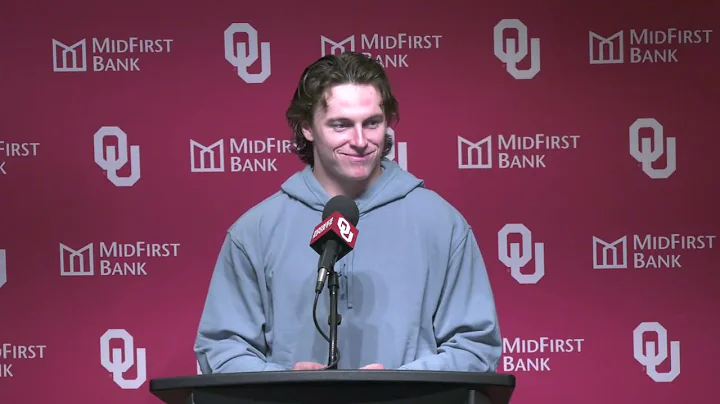 OU Football: John Mateer Postgame Interview | Oklahoma 17, LSU 13