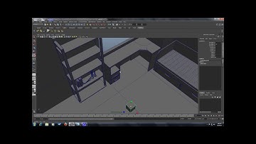 Maya Advanced Modeling Techniques  Room Project 2nd of Part7
