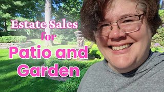 Estate Sale Treasures: Patio &amp; Garden Makeover