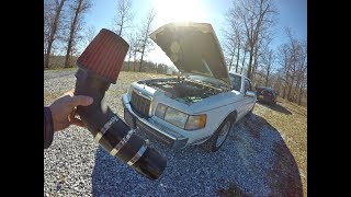 Let The Mods Begin! SR Cold Air Intake for The Lincoln Mark VII