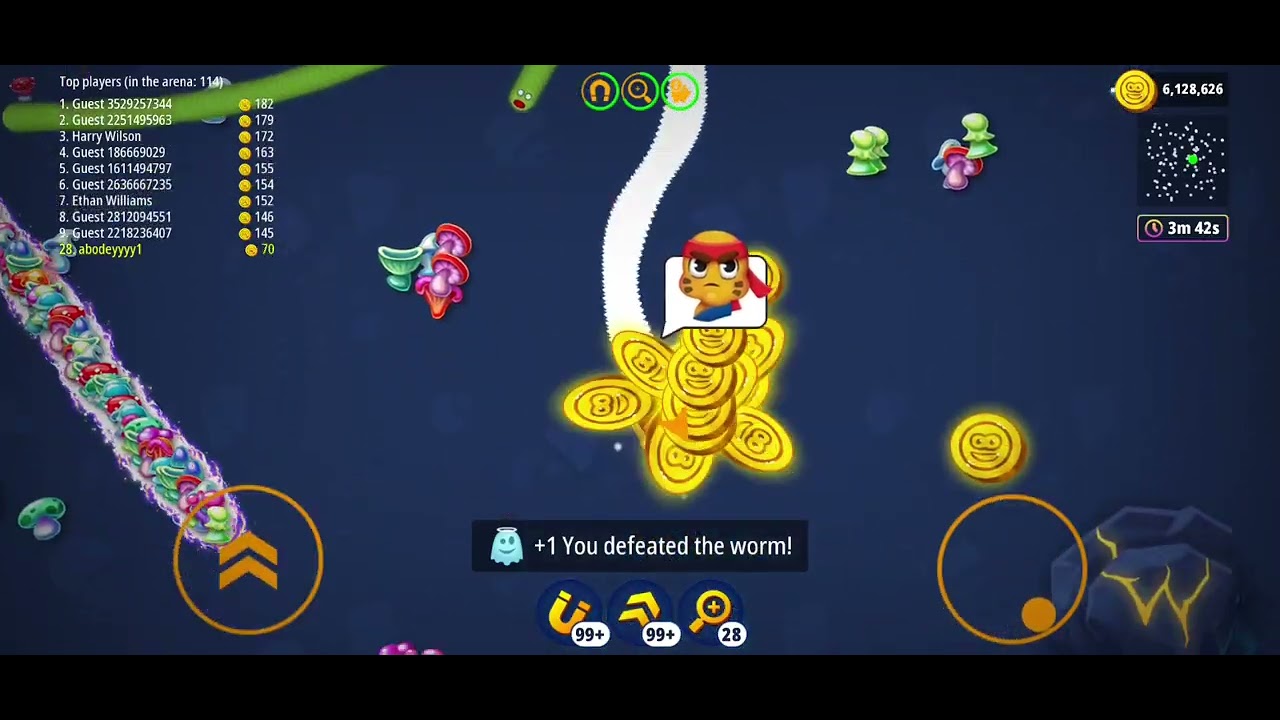 Mines in worms 🪱 zone io 
