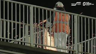 West Gate Freeway Pedestrian Overpass Removal (Full Version)