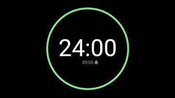 24 Minute Countdown Timer with Alarm / iPhone Timer Style