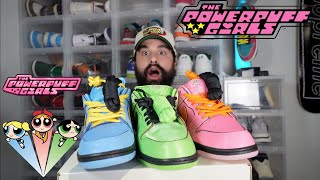 THIS IS THE BEST NIKE SB PACK OF ALL TIME! ALL 3 POWERPUFF GIRLS NIKE SB! (WATCH BEFORE YOU BUY)