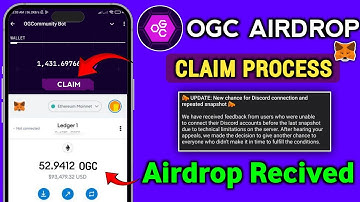 OGC Airdrop Claiming Process | OGC Re - Snapshot Update | OGC Price | OGC Metamask Withdrawal | OGC