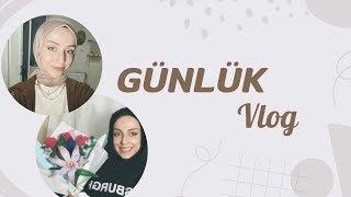 Vlog II Sohbetli, denemeli makyaj, çekim, şönilden çiçek hediyesi🌷🪻