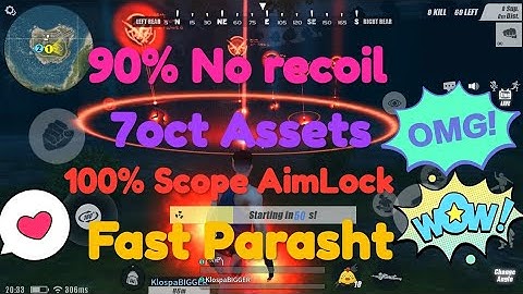 07oct 100% scope aimlock 90% no recoil 😉😉😉 + more