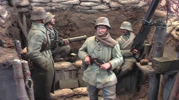 Creating a WW1 Trench in 1/16th Scale Part 5 - The completed diorama!