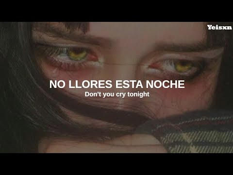 Guns N' Roses - Don't Cry Español English