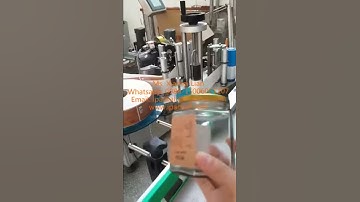 Glass Plastic Hexagon Jars Bottle Labeling Applicator Equipment Machine