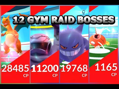 pokemon go gym raid bosses