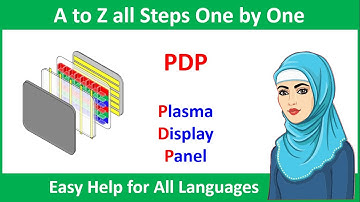 Plasma Display Panel Screen Displays PDP How Does a Plasma TV Work (This Example is Not 100%)