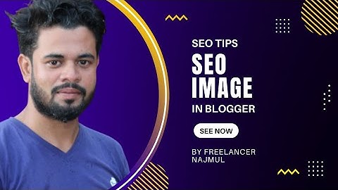 Image SEO || how to do image SEO in blogger @freelancernajmul4904