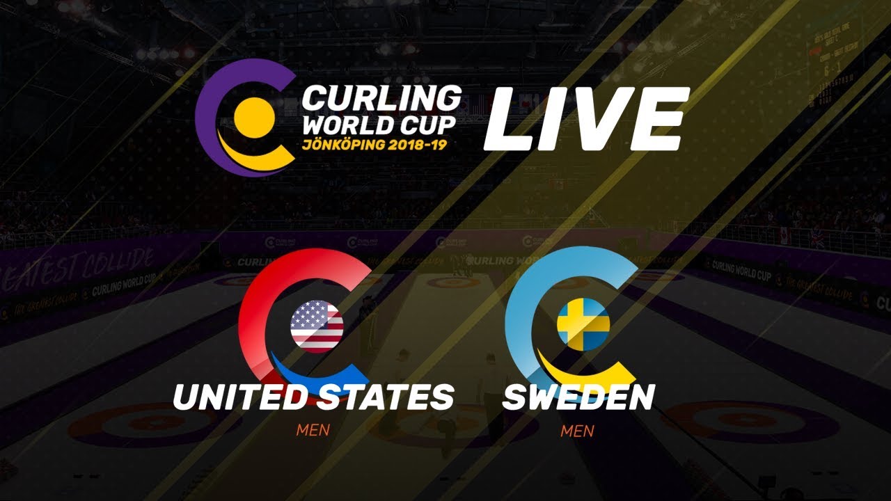 United States v Sweden - Men - Curling World Cup - Jonkoping, Sweden - third leg