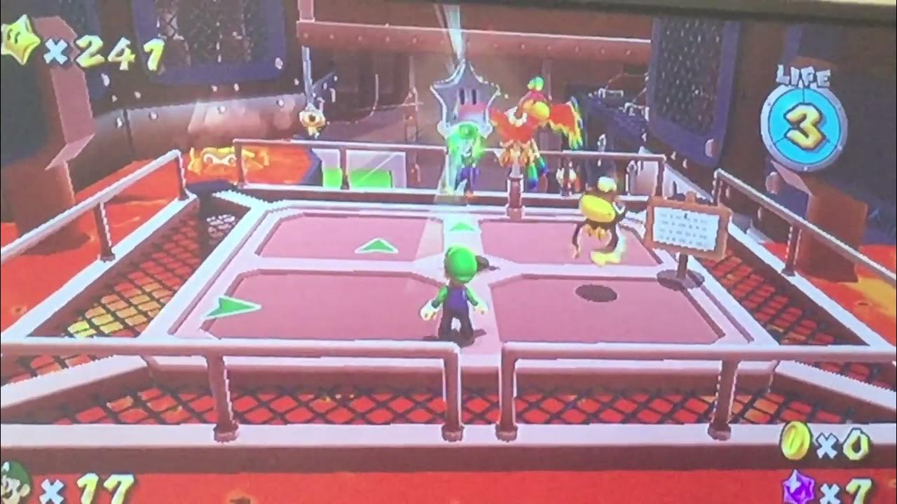 Ghost Luigi grabs the power star! YouTube