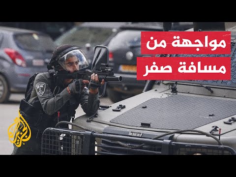 شاهد| شجاعة شاب في التصدي لقوات الاحتلال خلال مواجهات كفر قدوم شرقي قلقيلية