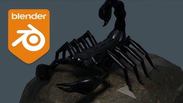 Cartoon Character making | Scorpion using Blender| Blender 3.4