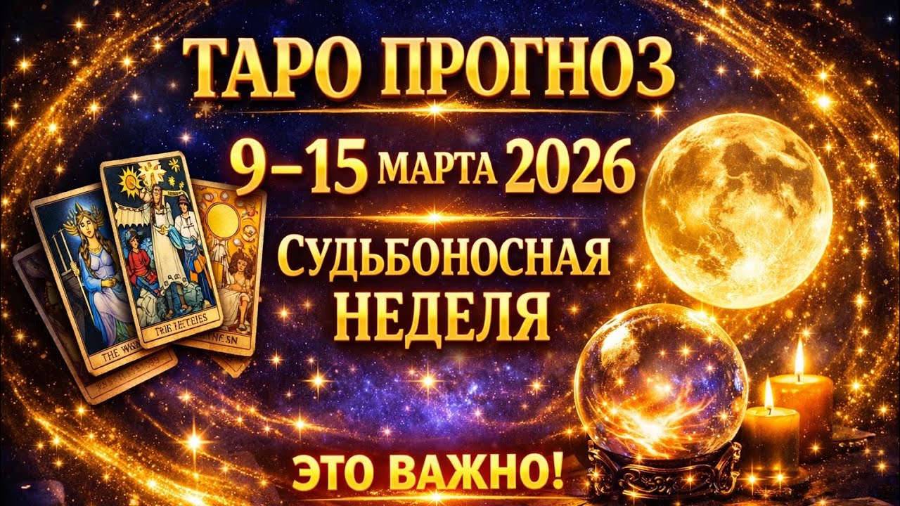 ТАРО ПРОГНОЗ с 9 по 15 марта 2026 года. Душевное таро