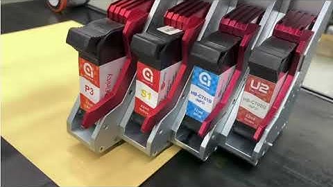 Colored ink portfolio for high contrast coding