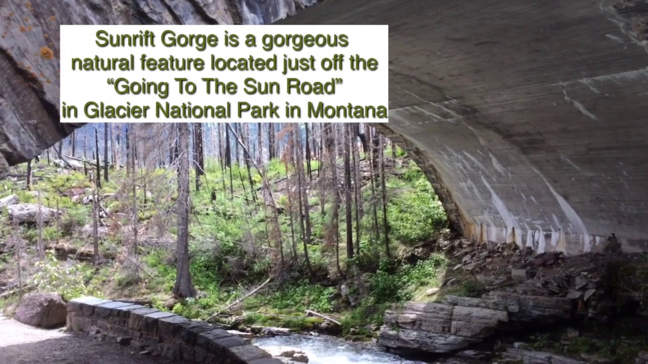 Sunrift Gorge Glacier National Park MONTANA 🧡MS Awareness🧡