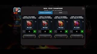 Mcoc war HC•KP vs HC•Mags, section 1 path 9. Void, Knull, CGR