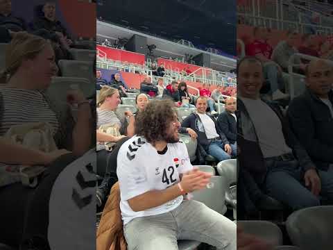 يلا يا مصراوية شدوا حيلكوا شوية لقطة خاصة من مباراة مصر والأرجنتين في بطولة العالم لكرة اليد 