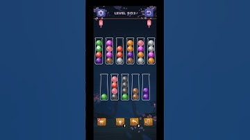 Color Ball Sort Puzzle Level 903 Solution #shorts