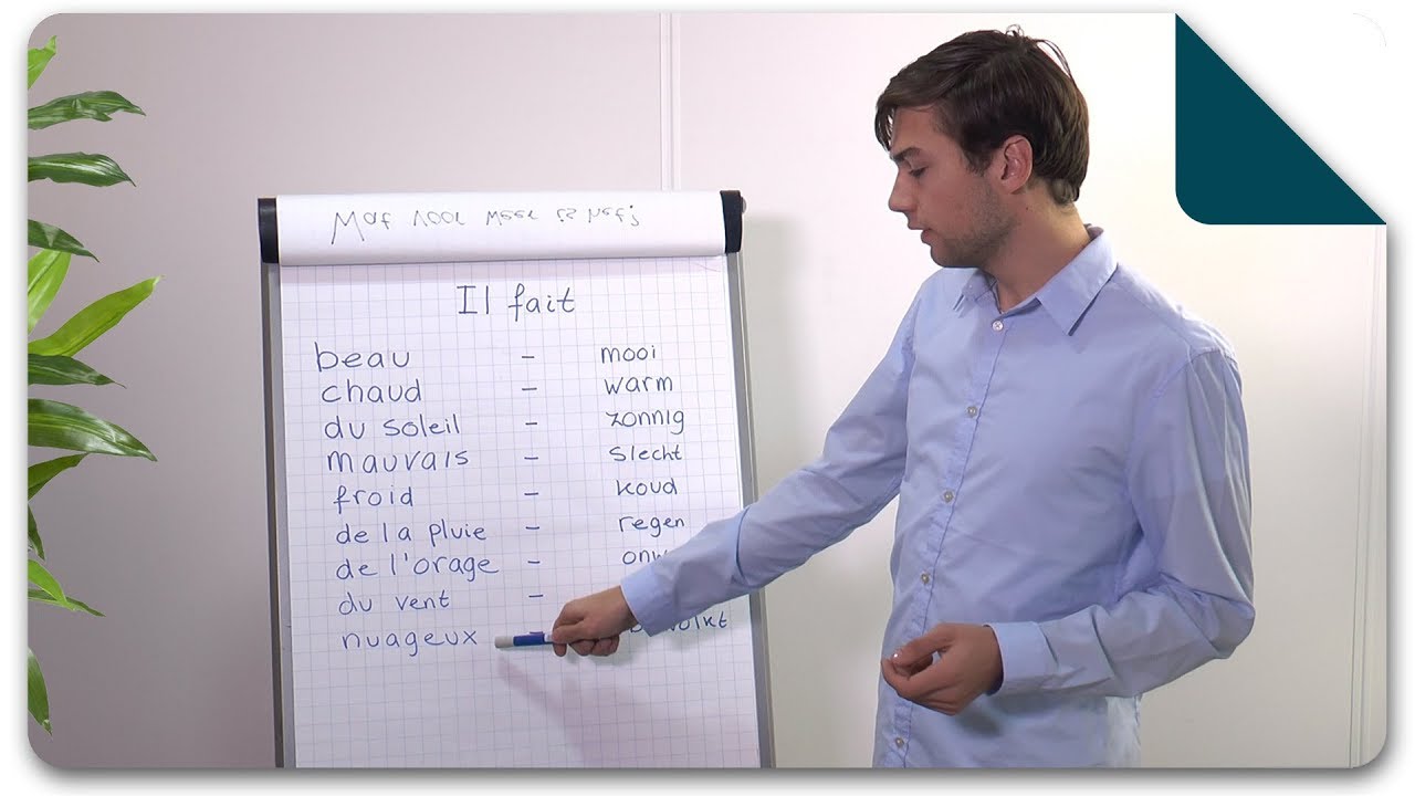 Het weer in het Frans - YouTube