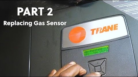 Replacing Gas Sensor on Trane TAM9 Variable Speed | Bad Suction Line Temp Sensor - Trane Error code