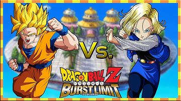 Goku Vs. Android 18 - Dragon Ball Z Burst Limit