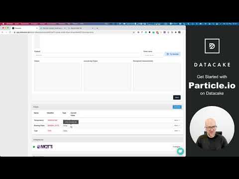 Step By Step Tutorial About How To Add A Particle.io IoT Device To The Datacake Cloud