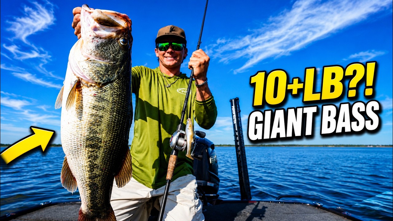 I Caught a MONSTER 10+ LB Bass! (My Personal Best Ever!) 🎣