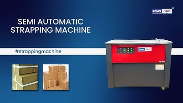 Smart Pack Semi Automatic Strapping Machine| How to use Box Strapping Machine  Contact- 9109108483