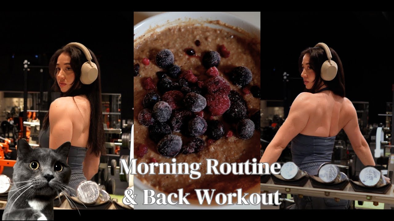 朝起きてからトレーニングまでの流れ！| 背中トレ